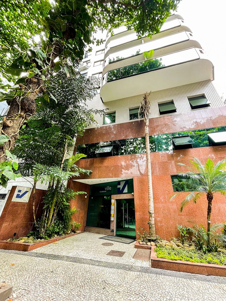 Flat 1 quarto em rua tranquila Ipanema