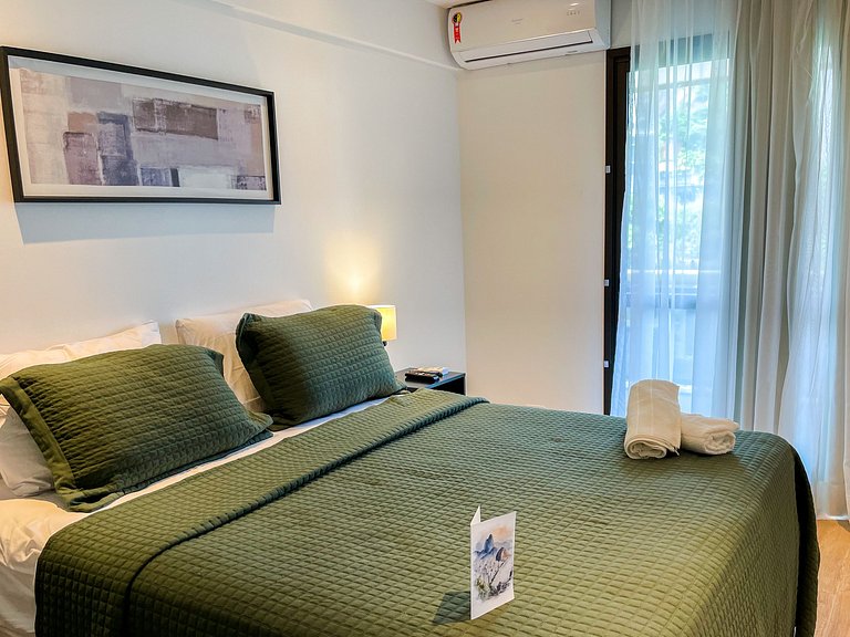 Flat 1 quarto em rua tranquila Ipanema