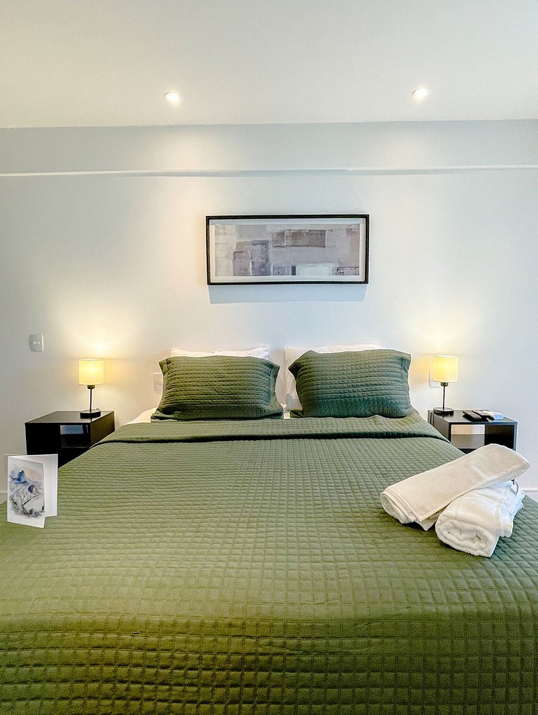 Flat 1 quarto em rua tranquila Ipanema