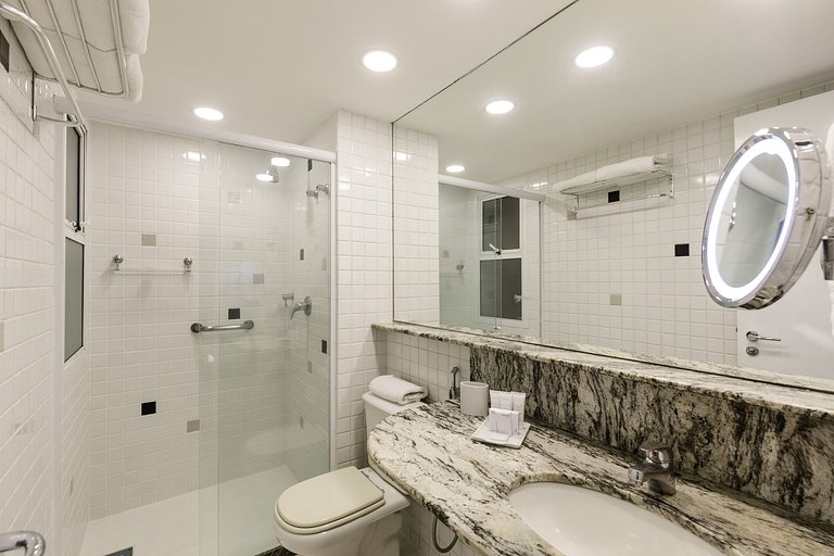 Suite de hotel ampla 400 metros da praia